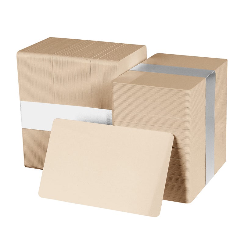 easyIDea Pack of 500 Tan CR80 PVC Cards | 30 mil by easyIDea - Image 1